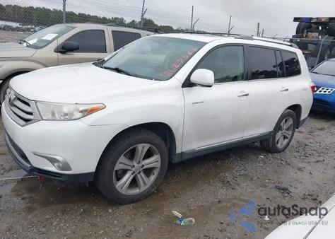 2012 Toyota Highlander Limited V6 z USA, uszkodzony, nr VIN 5TDYK3EH6CS067765